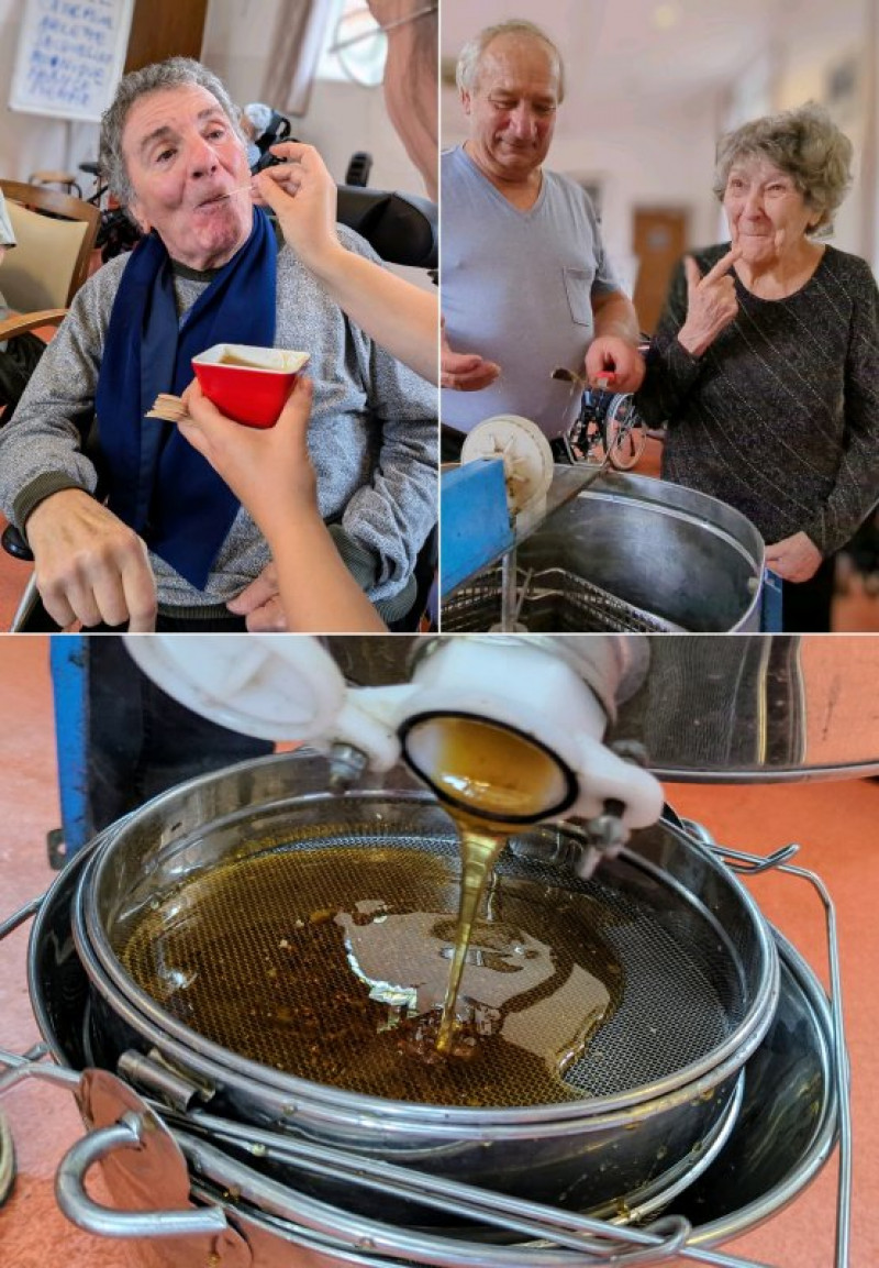 Atelier apiculture à la résidence