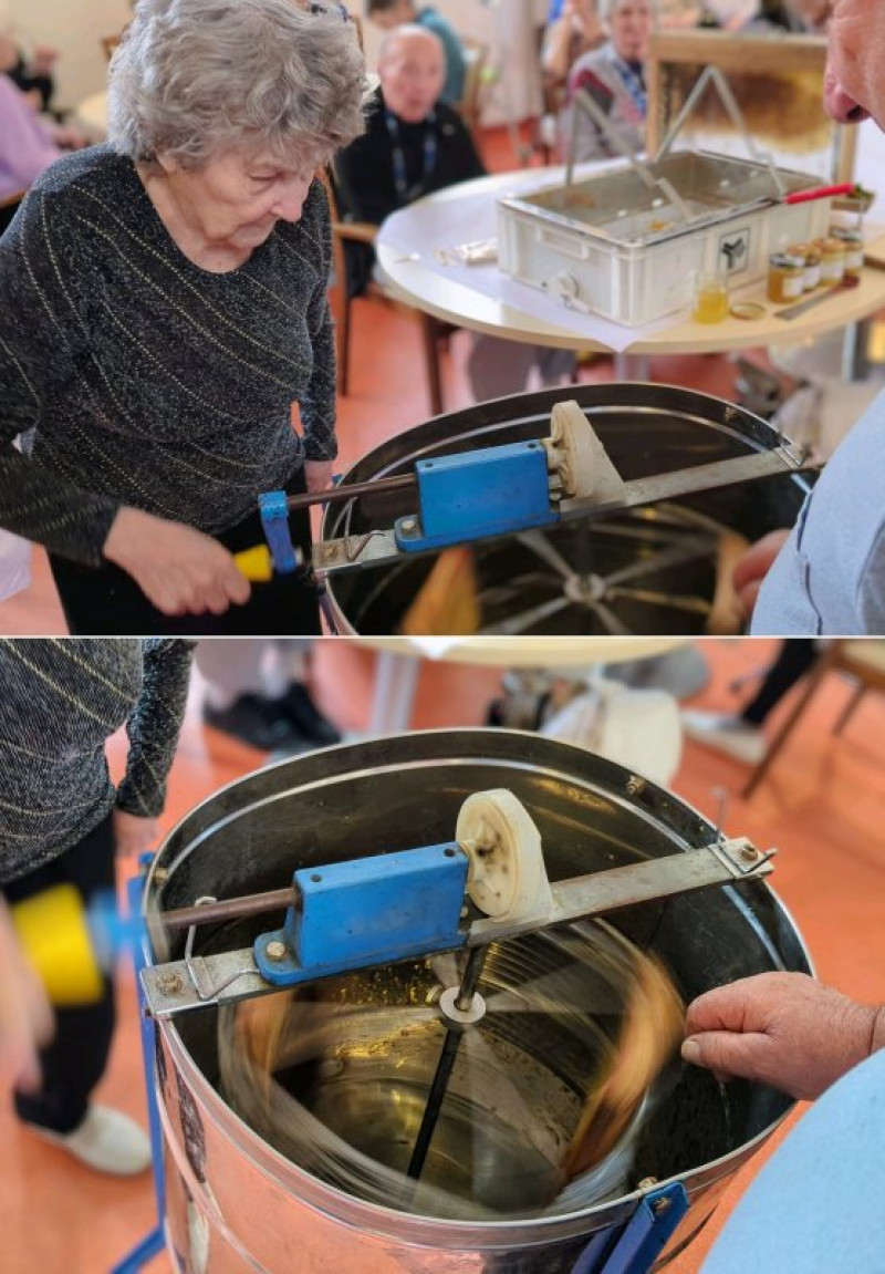 Atelier apiculture à la résidence